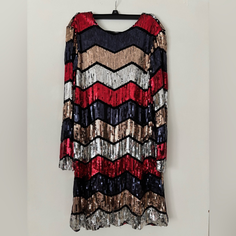 SFERA  Black and Sequin Dress